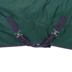 HKM High Neck Deken Charlotte 1200D Dun Gevoerd Groen -Paardensport kortingswinkel agradi 44871141 5.131023