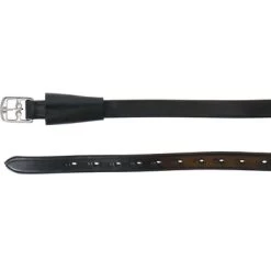 F.R.A. Stijgbeugelriemen 22mm Leer Zwart 125cm