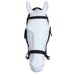 F.R.A. Bitloos Hoofdstel El Camin Softleder Teugels Zwart -Paardensport kortingswinkel agradi 44874644 3.44d060