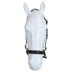 F.R.A. Bitloos Hoofdstel Janosch Bruin/Brass Metal -Paardensport kortingswinkel agradi 44874768 3.9a293a