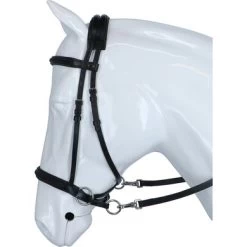 F.R.A. Bitloos Hoofdstel Ulan Lederen Teugels Zwart