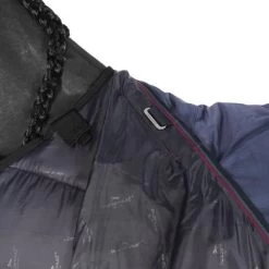 Rambo Optimo Turnout 0g Navy/Burgundy/Teal -Paardensport kortingswinkel agradi 44879719 5.7c2f2d