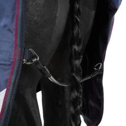 Rambo Optimo Turnout 0g Navy/Burgundy/Teal -Paardensport kortingswinkel agradi 44879719 8.df847c