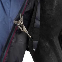 Rambo Optimo Turnout 0g Navy/Burgundy/Teal -Paardensport kortingswinkel agradi 44879719 9.cb9a3a