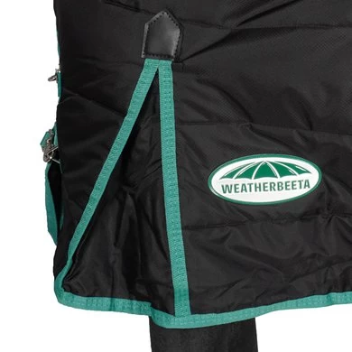 Weatherbeeta Staldeken Green-Tec Stable Combo Neck Medium/Lite 150D 150g Zwart/Bottle Green 7 Weatherbeeta Staldeken Green-Tec Stable Combo Neck Medium/Lite 150D 150g Zwart/Bottle Green - Afbeelding 7