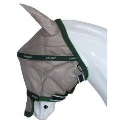 Rambo Vliegenmasker Plus Oatmeal/Green -Paardensport kortingswinkel agradi 44937567 3.54d80f