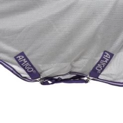 Amigo Zomerdeken Airflow Navy Check/Atlantic Blue -Paardensport kortingswinkel agradi 44937597 5.e31005