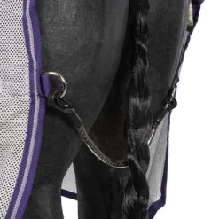 Amigo Zomerdeken Airflow Navy Check/Atlantic Blue -Paardensport kortingswinkel agradi 44937597 6.1be211