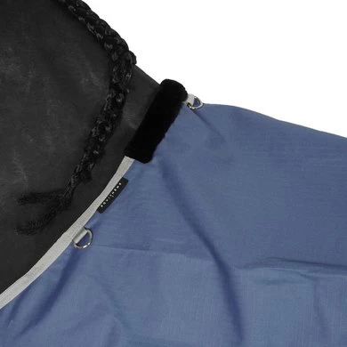 EQUITHÈME Regendeken Tyrex 600D Gerecycled 0g Blauw 5 EQUITHÈME Regendeken Tyrex 600D Gerecycled 0g Blauw - Afbeelding 5