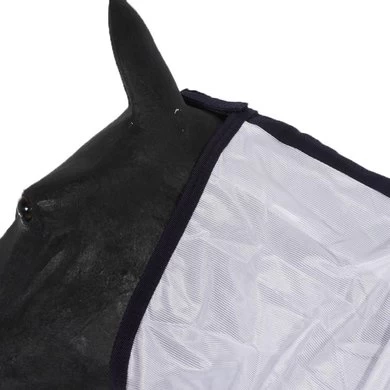 Weatherbeeta Vliegendeken Saxon Mesh Combo Neck Wit/Navy 6 Weatherbeeta Vliegendeken Saxon Mesh Combo Neck Wit/Navy - Afbeelding 6