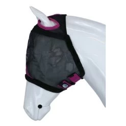 Weatherbeeta Vliegenmasker Comfitec Deluxe Durable Mesh Zwart/Paars -Paardensport kortingswinkel agradi 44946832 3.b4fc52