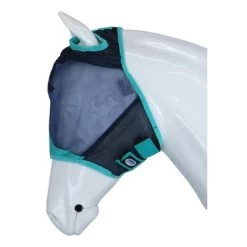 Weatherbeeta Vliegenmasker Comfitec Deluxe Fine Mesh Navy/Turquoise -Paardensport kortingswinkel agradi 44946898 3.bd08ac