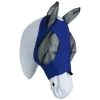 Weatherbeeta Vliegenmasker Deluxe Stretch Bug Met Oren Royal Blauw/Zwart