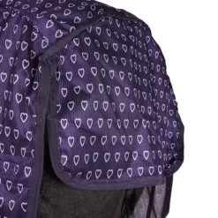 Waldhausen Vliegendeken Lucky Heart Nightblue -Paardensport kortingswinkel agradi 44954851 7.13941c