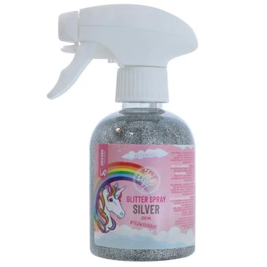 Lucky Horse Glitter Spray Unicorn Zilver 250 Ml 1 Lucky Horse Glitter Spray Unicorn Zilver 250 Ml