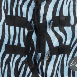 HKM Vliegendeken Zebra Met Hals Aqua/Zwart -Paardensport kortingswinkel agradi 44962058 2.395ad6