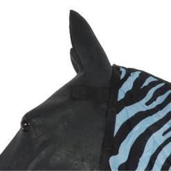 HKM Vliegendeken Zebra Met Hals Aqua/Zwart -Paardensport kortingswinkel agradi 44962058 4.7cc35b
