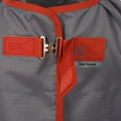 Bucas Irish Turnout Light 50g Grey/Red -Paardensport kortingswinkel agradi 44991802 2.a301df