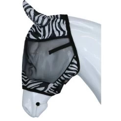 Kerbl RugBe Vliegenmasker Met Oorbedekking Zwart/Zebra Full -Paardensport kortingswinkel agradi 45005339 3.acb303