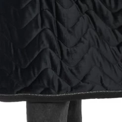 EQUITHÈME Staldeken Velvet Teddy Zwart -Paardensport kortingswinkel agradi 45006876 4.a23050