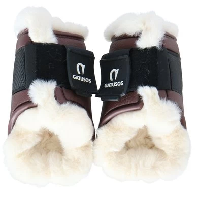 Gatusos Kogelbeschermers Deluxe Achter Synthetische Wol Bruin Full 2 Gatusos Kogelbeschermers Deluxe Achter Synthetische Wol Bruin Full - Afbeelding 2