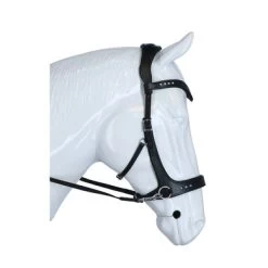 F.R.A Hoofdstel Glory Side-Pull Leder Met Kralen Zwart -Paardensport kortingswinkel agradi 45048633 4.962d11