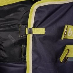 Bucas Oasis Turnout 200g & Neck Dark Grey/Lime -Paardensport kortingswinkel agradi 45060101 2.d8003f