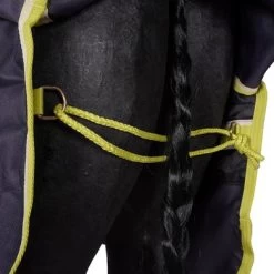 Bucas Oasis Turnout 200g & Neck Dark Grey/Lime -Paardensport kortingswinkel agradi 45060101 6.89c926