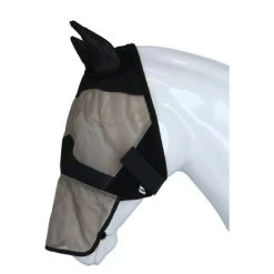 EQUITHÈME Vliegenmasker Anti-UV Thick Beige -Paardensport kortingswinkel agradi 45069118 3.a2b3b1