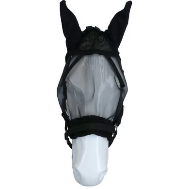 EQUITHÈME Vliegenmasker Anti-UV Training Zwart 2 EQUITHÈME Vliegenmasker Anti-UV Training Zwart - Afbeelding 2