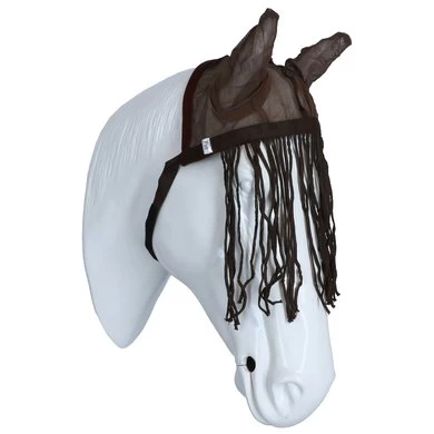 EQUITHÈME Vliegenmasker Anti-UV Fly Fring Bruin 1 EQUITHÈME Vliegenmasker Anti-UV Fly Fring Bruin
