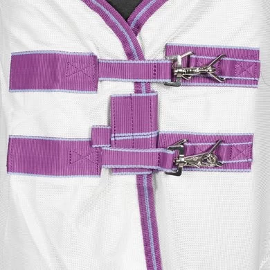 Weatherbeeta Comfitec Airflow II Combo Neck Wit/Lichtblauw/Paars 3 Weatherbeeta Comfitec Airflow II Combo Neck Wit/Lichtblauw/Paars - Afbeelding 3