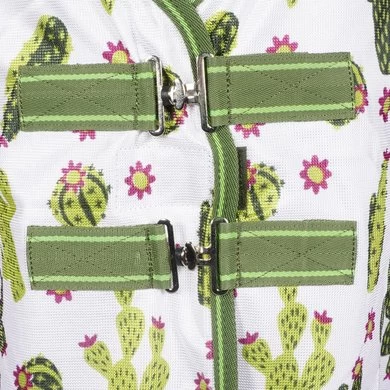 Weatherbeeta Vliegendeken Saxon Mesh Combo Neck Cactus Print 105/155 3 Weatherbeeta Vliegendeken Saxon Mesh Combo Neck Cactus Print 105/155 - Afbeelding 3