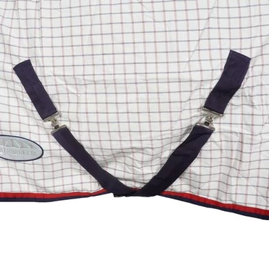 Weatherbeeta Zomerdeken Lite III Combo Neck Wit/Navy/Rood 8 Weatherbeeta Zomerdeken Lite III Combo Neck Wit/Navy/Rood - Afbeelding 8