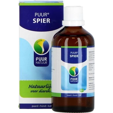 Puur Natuur Spier / Myo Paard/Pony/Hond/Kat 100ml 1 Puur Natuur Spier / Myo Paard/Pony/Hond/Kat 100ml
