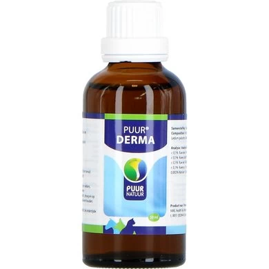 Puur Natuur Derma / Jeuk Hond/Kat/Paard 50ml 2 Puur Natuur Derma / Jeuk Hond/Kat/Paard 50ml - Afbeelding 2