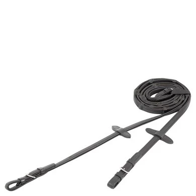 BR Teugels Leer Zwart/Zilver Full 3 BR Teugels Leer Zwart/Zilver Full - Afbeelding 3