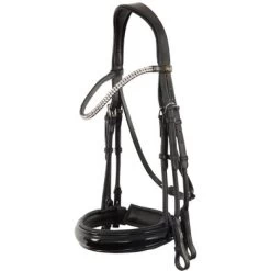 BR Hoofdstel Swindon II Stang/Trens Zwart/Zilver Full