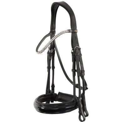 BR Hoofdstel Swindon II Stang/Trens Zwart/Zilver Full 1 BR Hoofdstel Swindon II Stang/Trens Zwart/Zilver Full