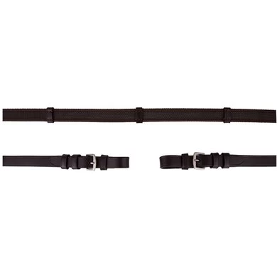 Premiere Teugel 19mm Anti-slip Gespsluiting Bruin Full 1 Premiere Teugel 19mm Anti-slip Gespsluiting Bruin Full