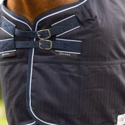 Dominick Outdoordeken Lite 0g Navy/Wit -Paardensport kortingswinkel dominick outdoor dom dominick outdoor rug 2.af337b