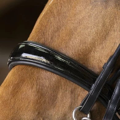 Norton Stang- En Trenshoofdstel Pro Rond Genaaid Zwart 3 Norton Stang- En Trenshoofdstel Pro Rond Genaaid Zwart - Afbeelding 3