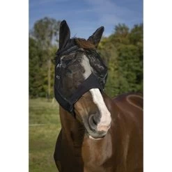 EQUITHÈME Vliegenmasker Anti-UV Ear Mesh Zwart Full -Paardensport kortingswinkel ekkia 306 915 203 ambi2.2f4c55