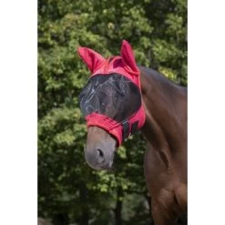 EQUITHÈME Vliegenmasker Anti-UV Doux Rood -Paardensport kortingswinkel ekkia 306 916 303 ambi.c89dd6