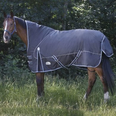 EQUITHÈME Deken Tyrex 1200D 0g Grijs/Blauw 95/145 9 EQUITHÈME Deken Tyrex 1200D 0g Grijs/Blauw 95/145 - Afbeelding 9