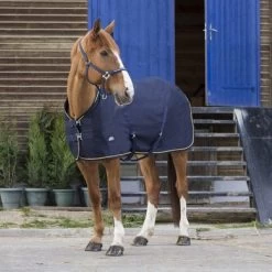 EQUITHÈME Zomerdeken Chic 0g Navy/Goud