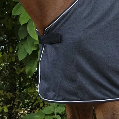 EQUITHÈME Fleecedeken Chiné Grijs 9 EQUITHÈME Fleecedeken Chiné Grijs - Afbeelding 9