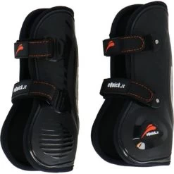 EQuick Peesbeschermers EShock Front Legend Velcro Zwart