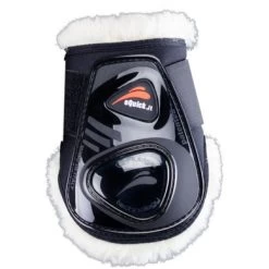 EQuick Strijklappen EShock Rear Velcro Fluffy Zwart
