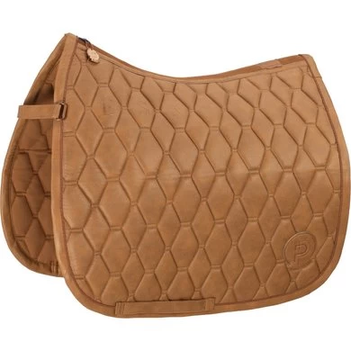 Eskadron Platinum Dressuurzadeldekje Metallic Faux Leather Cognac 1 Eskadron Platinum Dressuurzadeldekje Metallic Faux Leather Cognac